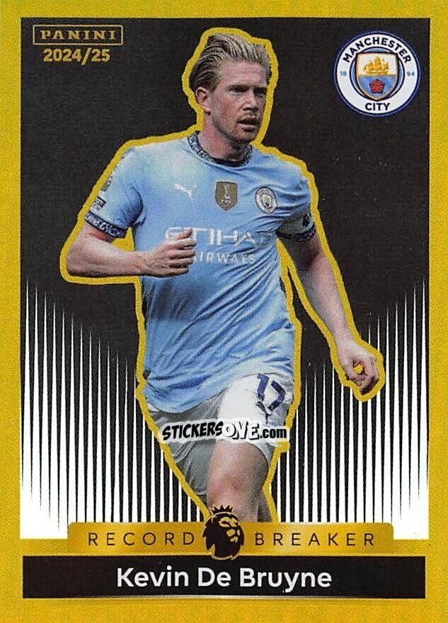 Sticker Kevin De Bruyne (Manchester City) - English Premier League 2024-2025
 n. 344 - Panini