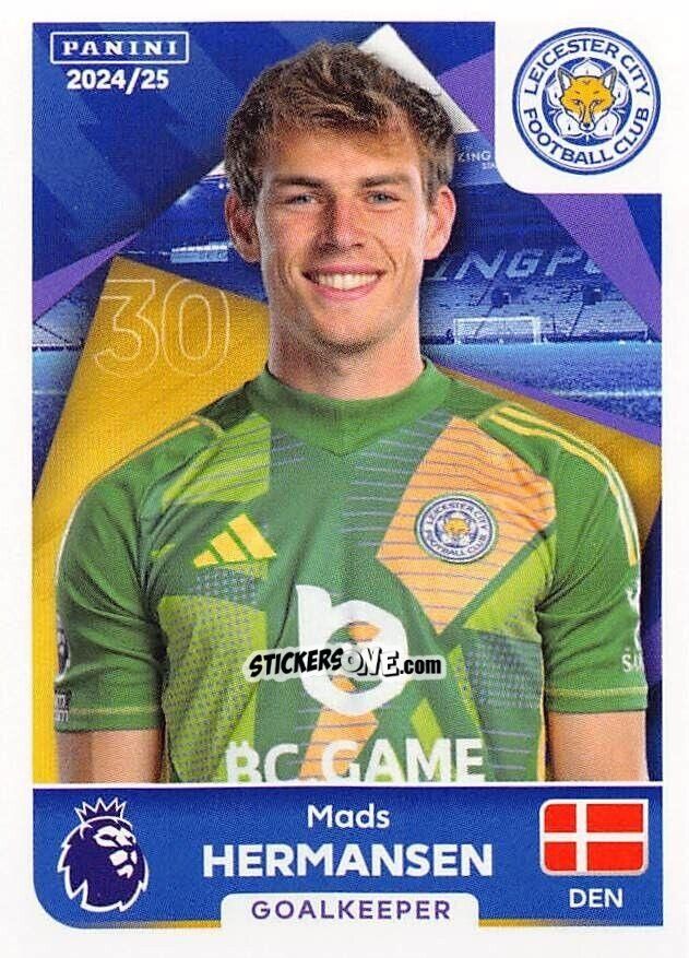 Sticker Mads Hermansen - English Premier League 2024-2025
 n. 349 - Panini