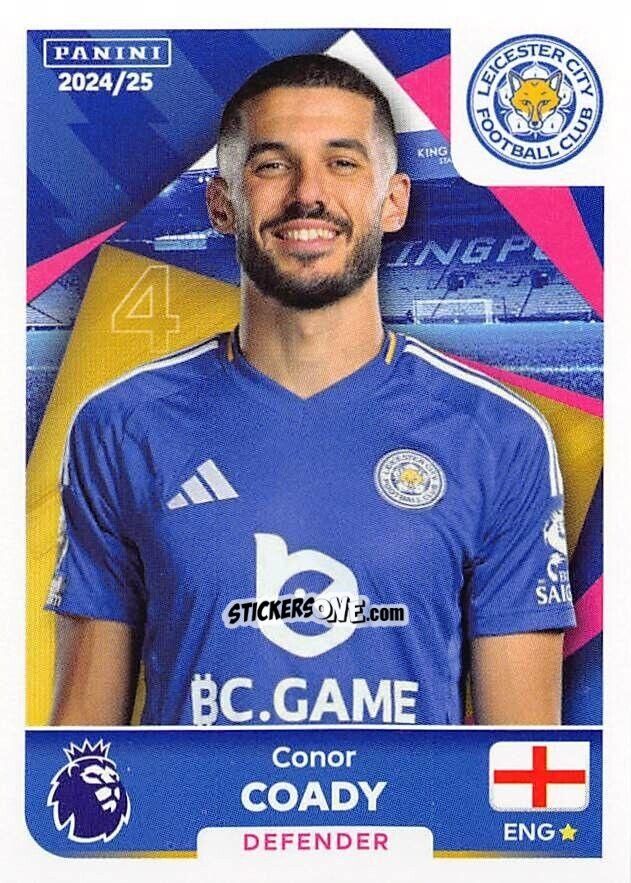 Sticker Conor Coady - English Premier League 2024-2025
 n. 355 - Panini