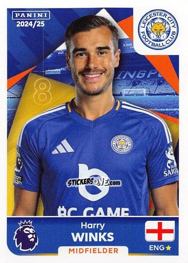 Figurina Harry Winks - English Premier League 2024-2025
 n. 359 - Panini
