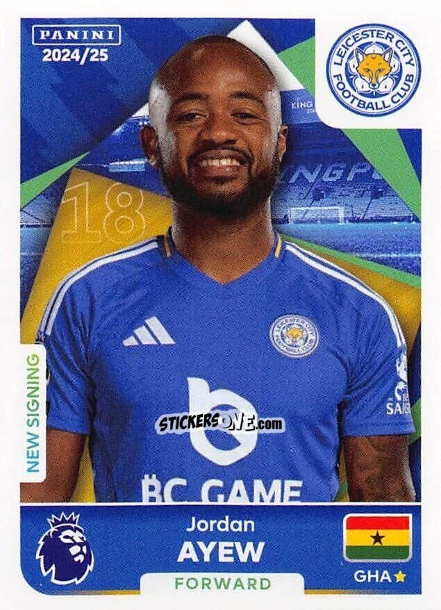 Sticker Jordan Ayew - English Premier League 2024-2025
 n. 368 - Panini