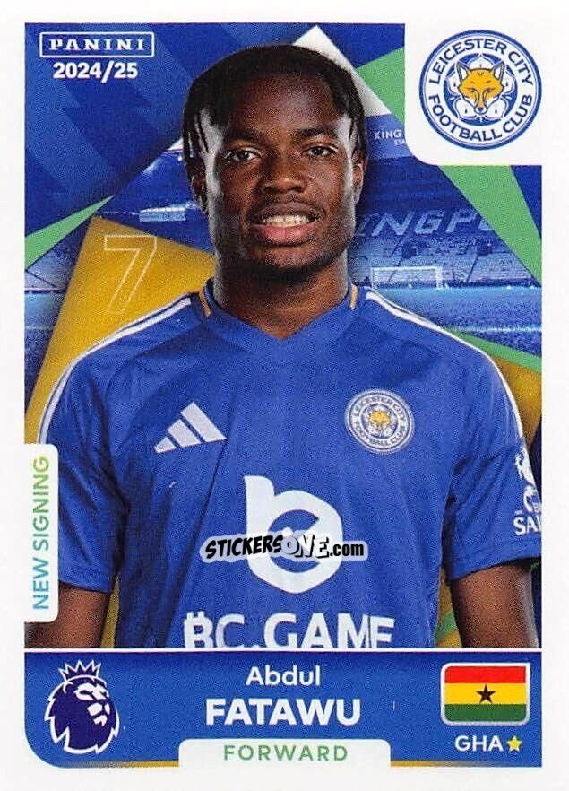 Figurina Abdul Fatawu - English Premier League 2024-2025
 n. 371 - Panini