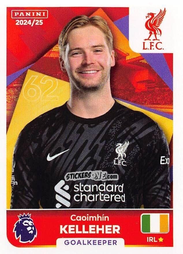 Figurina Caoimhín Kelleher - English Premier League 2024-2025
 n. 378 - Panini