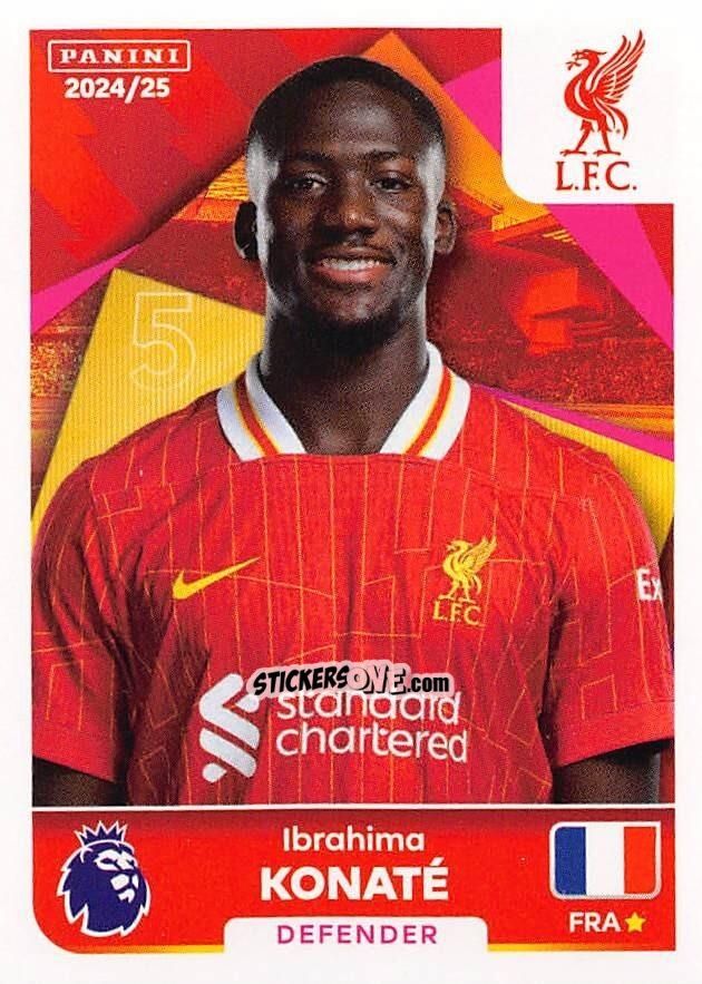Figurina Ibrahima Konaté - English Premier League 2024-2025
 n. 384 - Panini