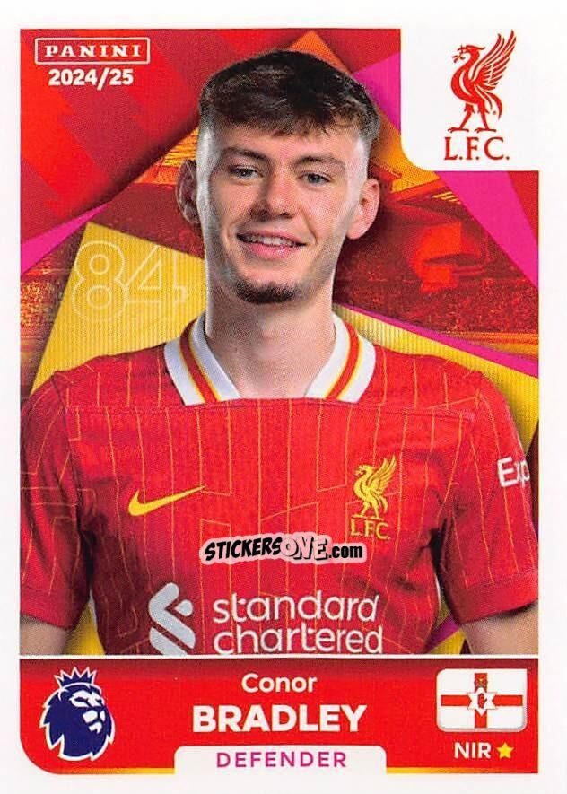 Figurina Conor Bradley - English Premier League 2024-2025
 n. 387 - Panini
