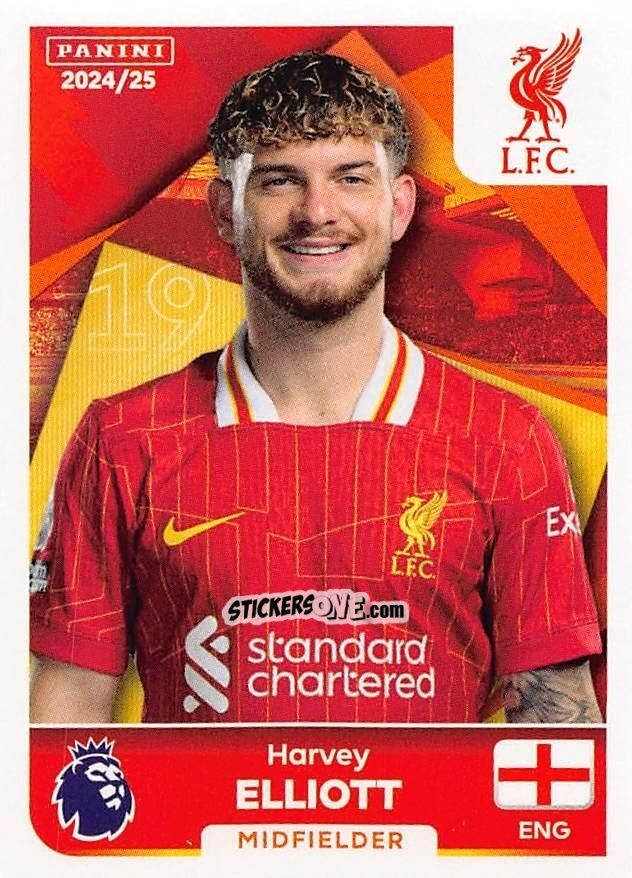 Sticker Harvey Elliott - English Premier League 2024-2025
 n. 392 - Panini
