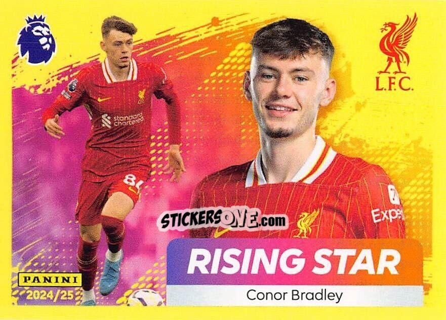 Figurina Conor Bradley (Rising Star) - English Premier League 2024-2025
 n. 398 - Panini