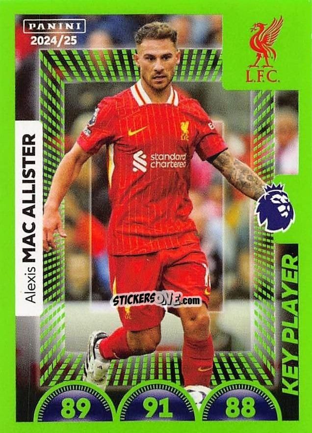 Figurina Alexis Mac Allister (Key player) - English Premier League 2024-2025
 n. 401 - Panini