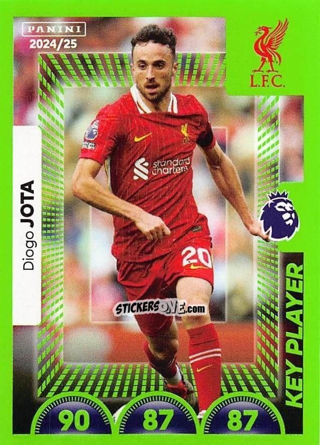 Sticker Diogo Jota (Key Player) - English Premier League 2024-2025
 n. 402 - Panini