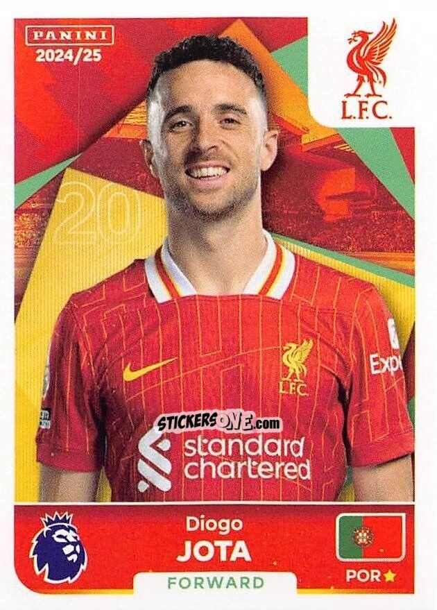 Sticker Diogo Jota - English Premier League 2024-2025
 n. 403 - Panini