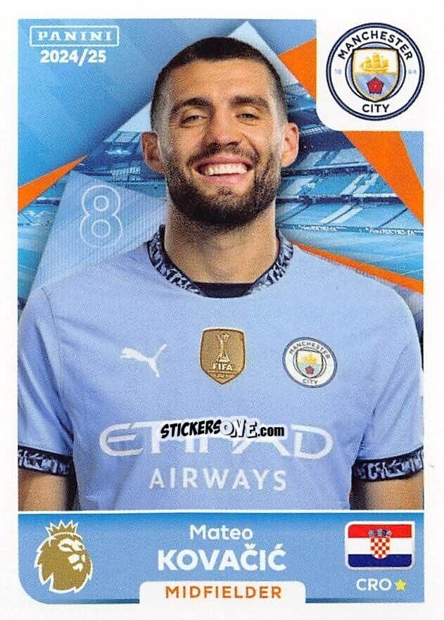 Sticker Mateo Kovačić - English Premier League 2024-2025
 n. 416 - Panini