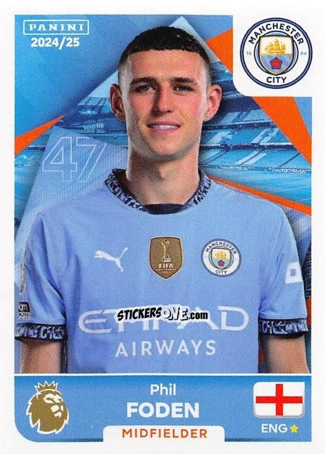 Sticker Phil Foden - English Premier League 2024-2025
 n. 424 - Panini