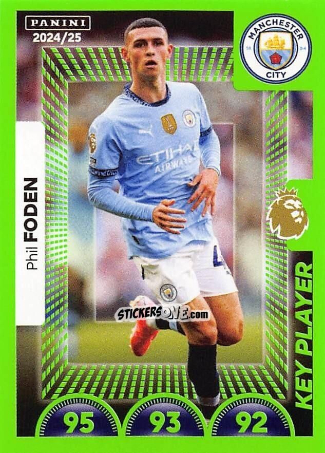 Sticker Phil Foden (Key Player) - English Premier League 2024-2025
 n. 431 - Panini