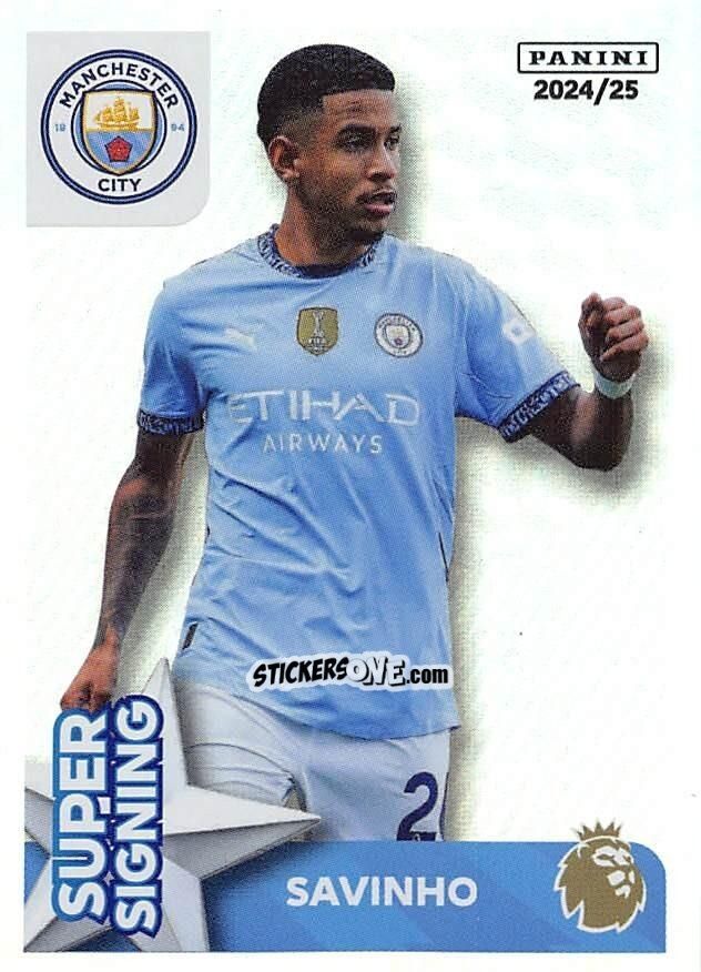 Cromo Savinho Sávio (Super Signing) - English Premier League 2024-2025
 n. 433 - Panini