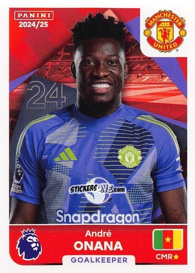 Figurina André Onana - English Premier League 2024-2025
 n. 436 - Panini