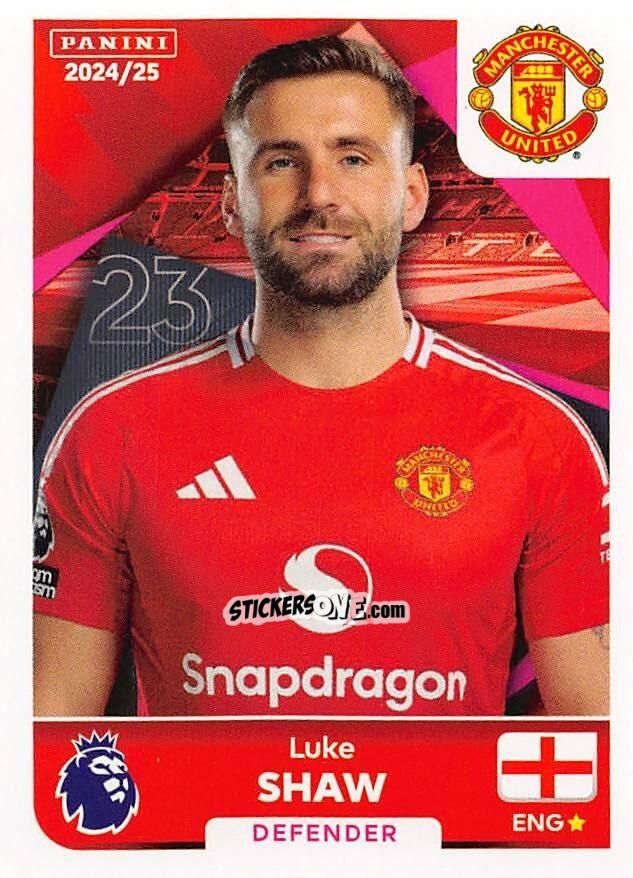 Sticker Luke Shaw - English Premier League 2024-2025
 n. 445 - Panini