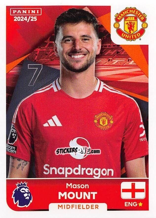 Sticker Mason Mount - English Premier League 2024-2025
 n. 446 - Panini