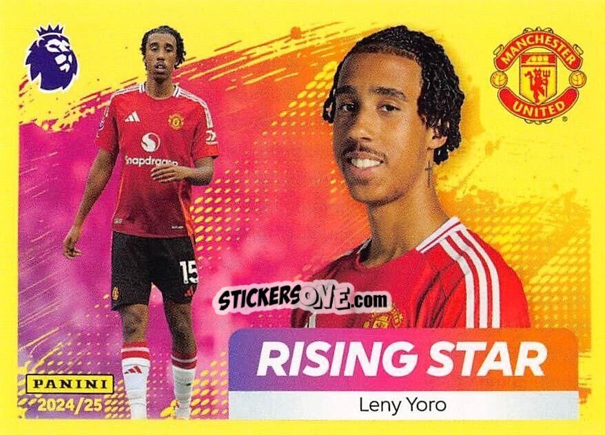 Figurina Leny Yoro (Rising Star) - English Premier League 2024-2025
 n. 456 - Panini