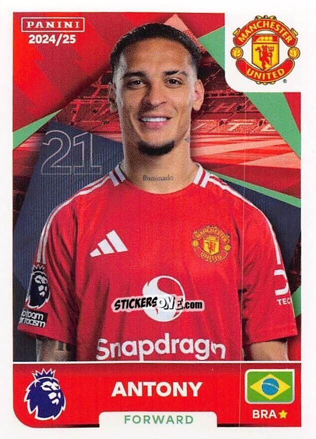 Sticker Antony - English Premier League 2024-2025
 n. 461 - Panini
