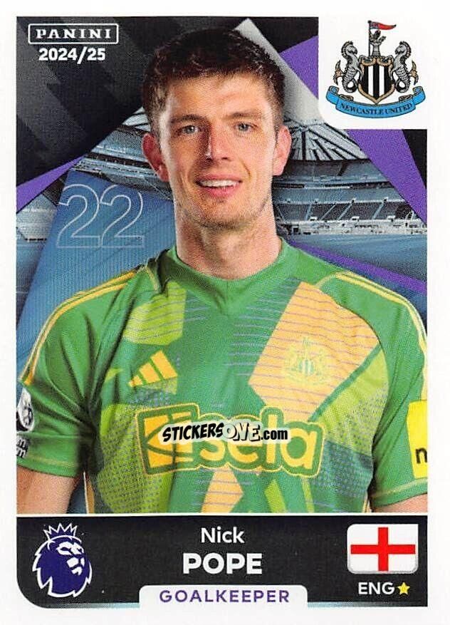 Figurina Nick Pope - English Premier League 2024-2025
 n. 465 - Panini