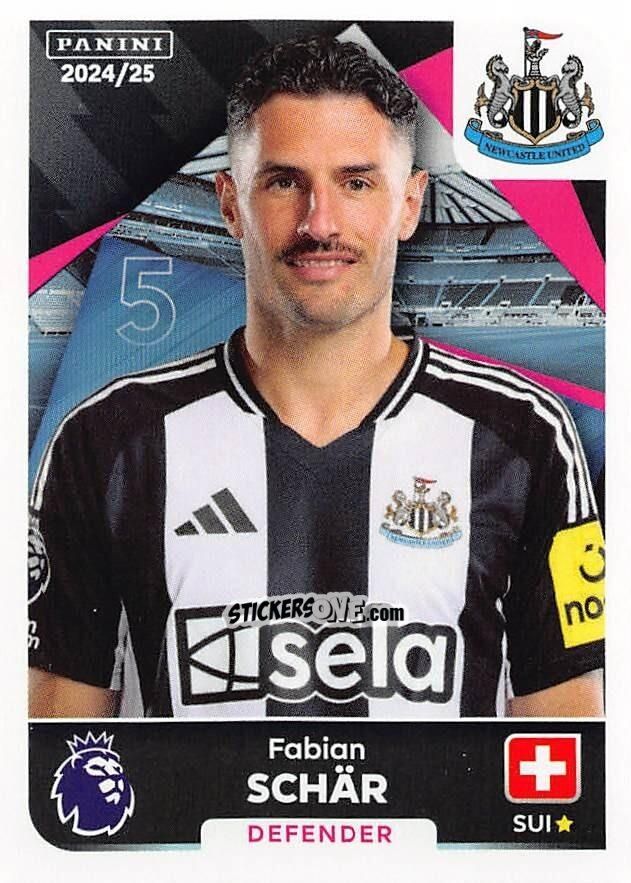 Sticker Fabian Schär - English Premier League 2024-2025
 n. 471 - Panini