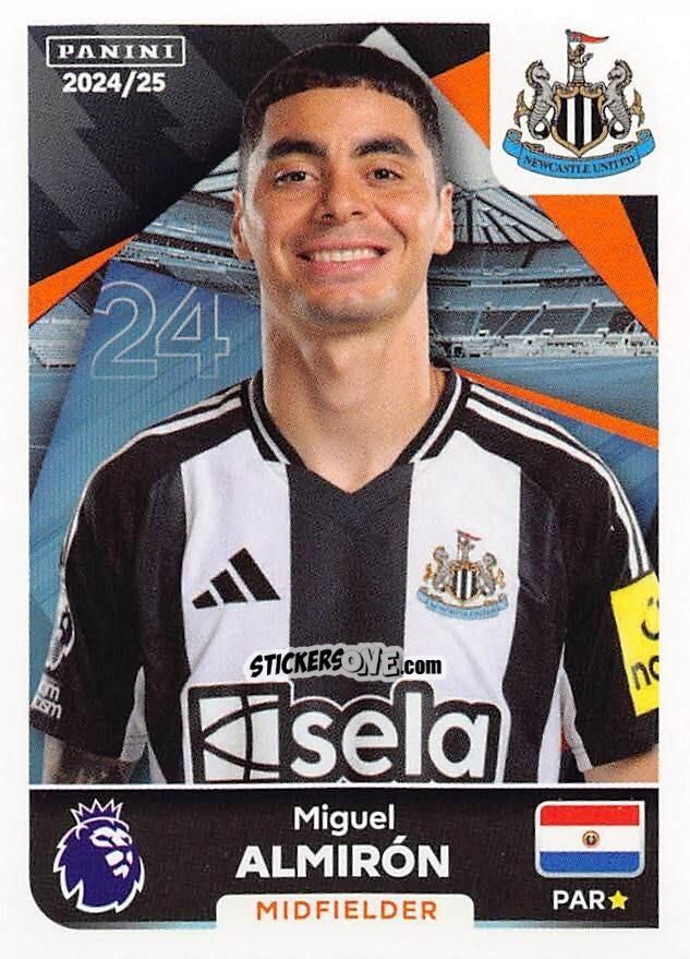 Sticker Miguel Almirón - English Premier League 2024-2025
 n. 479 - Panini