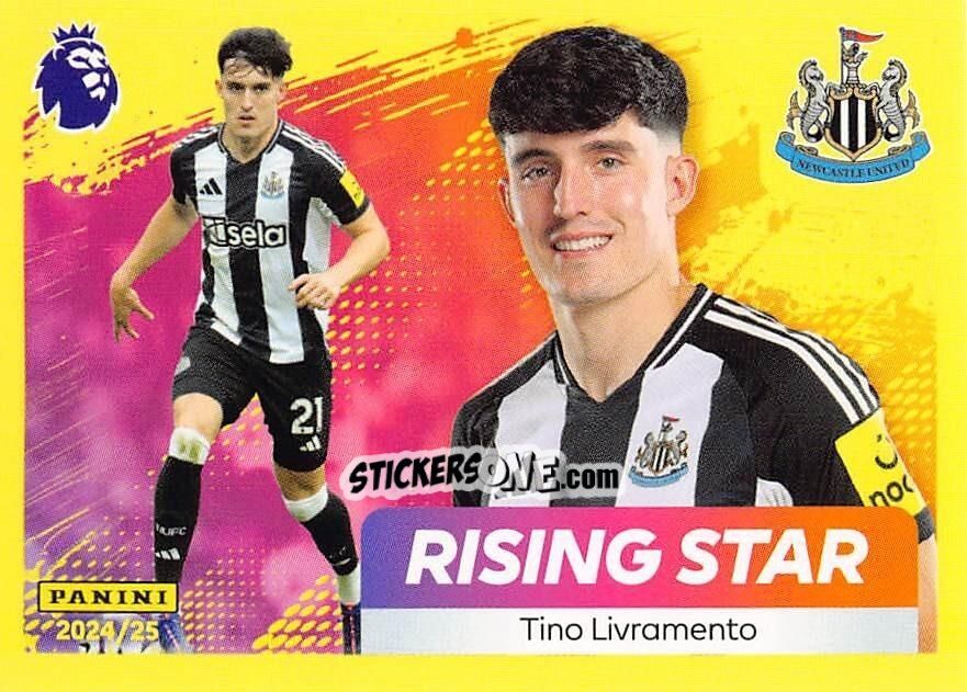 Figurina Tino Livramento (Rising Star) - English Premier League 2024-2025
 n. 485 - Panini