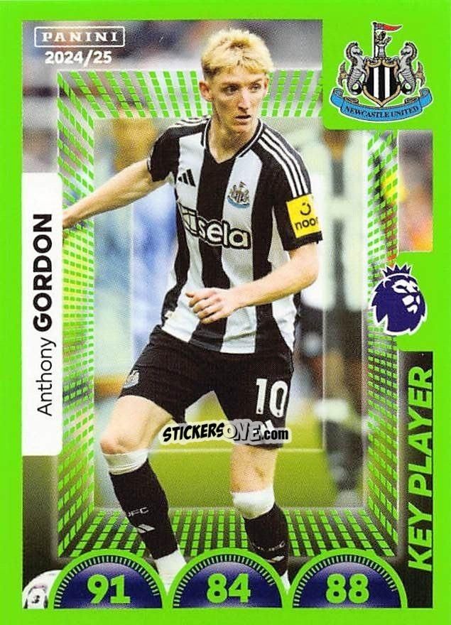 Figurina Anthony Gordon (Key Player) - English Premier League 2024-2025
 n. 489 - Panini