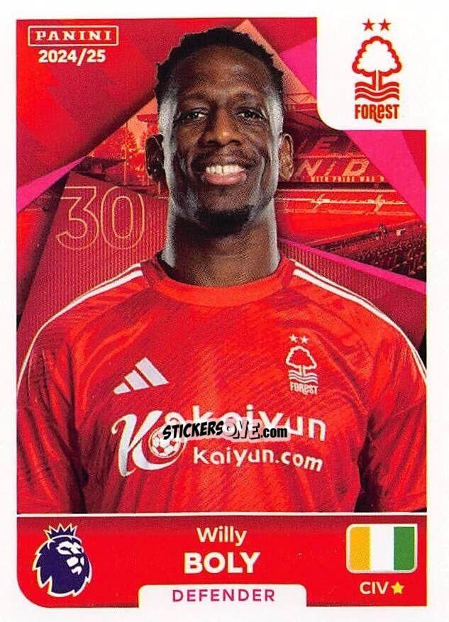 Sticker Willy Boly - English Premier League 2024-2025
 n. 496 - Panini