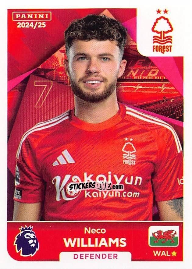 Sticker Neco Williams - English Premier League 2024-2025
 n. 500 - Panini