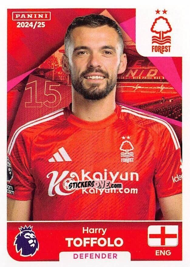 Cromo Harry Toffolo - English Premier League 2024-2025
 n. 501 - Panini