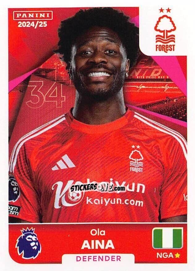 Sticker Ola Aina - English Premier League 2024-2025
 n. 503 - Panini