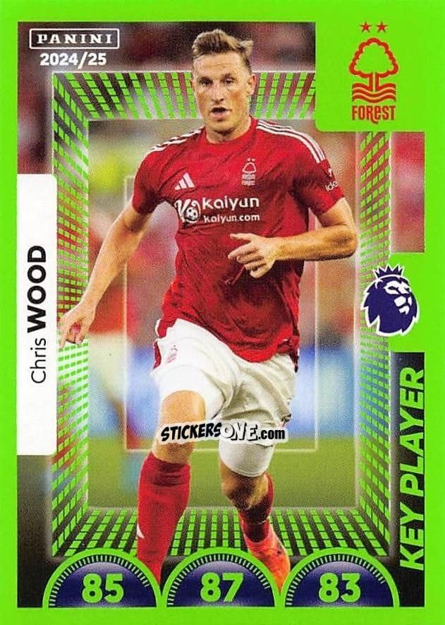 Sticker Chris Wood (Key Player) - English Premier League 2024-2025
 n. 518 - Panini