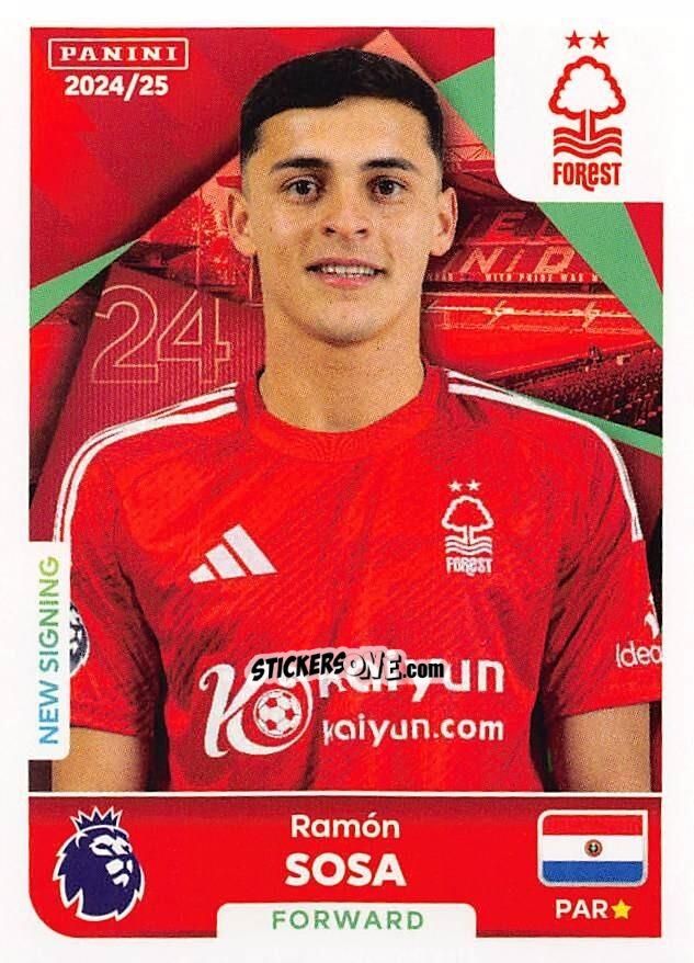 Cromo Ramón Sosa - English Premier League 2024-2025
 n. 519 - Panini