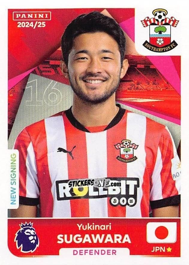 Sticker Yukinari Sugawara - English Premier League 2024-2025
 n. 524 - Panini