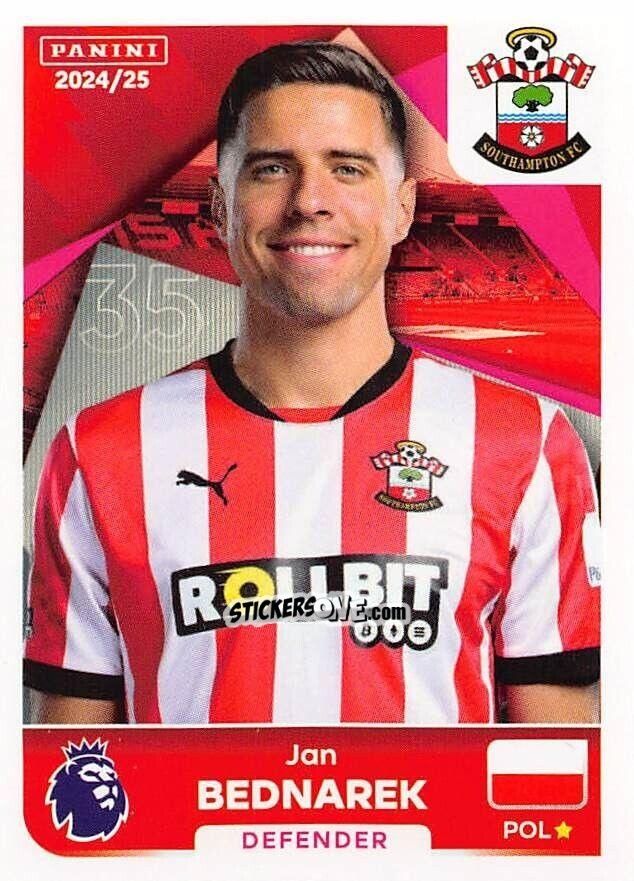 Figurina Jan Bednarek - English Premier League 2024-2025
 n. 531 - Panini