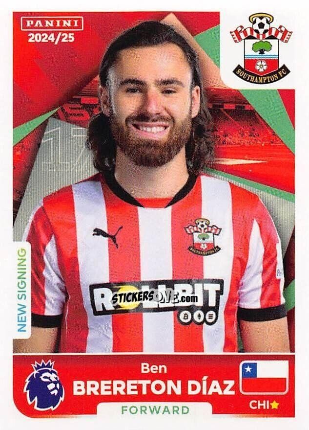 Sticker Ben Brereton Díaz - English Premier League 2024-2025
 n. 542 - Panini