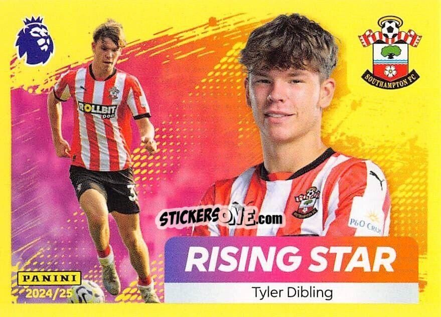 Cromo Tyler Dibling (Rising Star) - English Premier League 2024-2025
 n. 543 - Panini