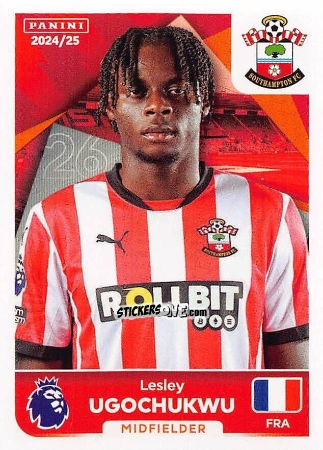 Sticker Lesley Ugochukwu - English Premier League 2024-2025
 n. 545 - Panini