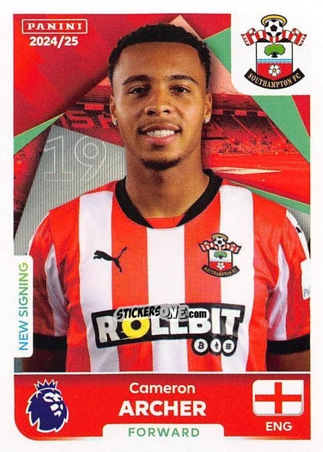 Sticker Cameron Archer - English Premier League 2024-2025
 n. 548 - Panini