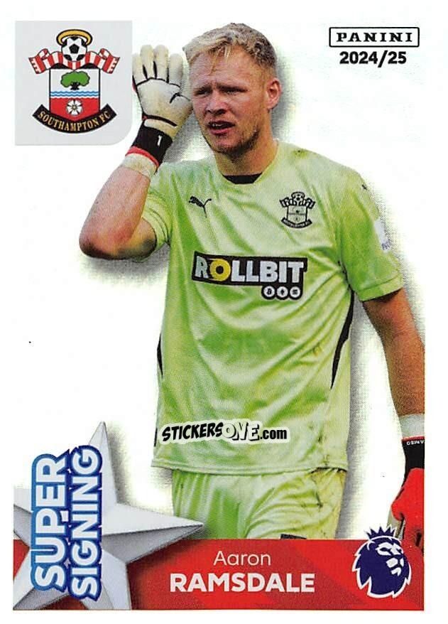 Figurina Aaron Ramsdale (Super Signing) - English Premier League 2024-2025
 n. 549 - Panini