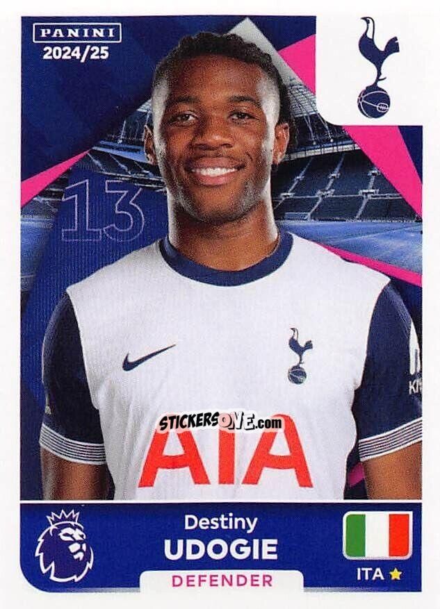 Sticker Destiny Udogie - English Premier League 2024-2025
 n. 557 - Panini