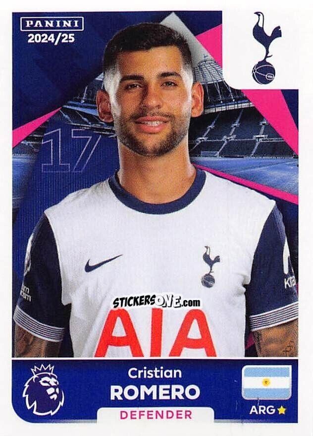 Sticker Cristian Romero - English Premier League 2024-2025
 n. 558 - Panini