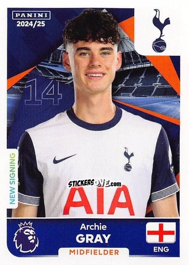 Cromo Archie Gray - English Premier League 2024-2025
 n. 563 - Panini