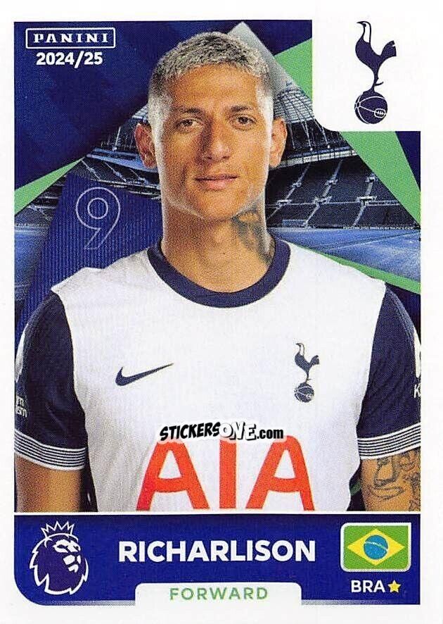 Figurina Richarlison - English Premier League 2024-2025
 n. 568 - Panini