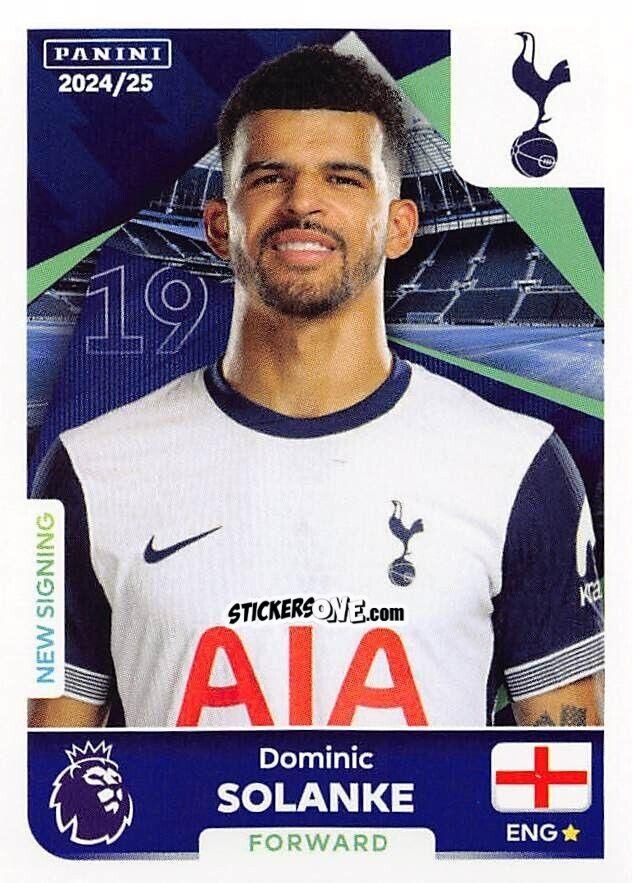 Figurina Dominic Solanke - English Premier League 2024-2025
 n. 570 - Panini