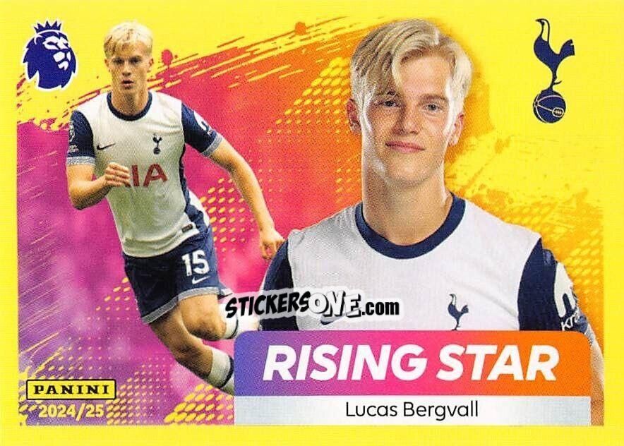 Cromo Lucas Bergvall (Rising Star) - English Premier League 2024-2025
 n. 572 - Panini