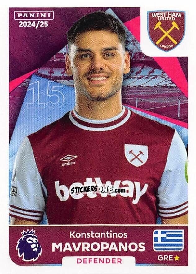 Sticker Konstantínos Mavropános - English Premier League 2024-2025
 n. 587 - Panini
