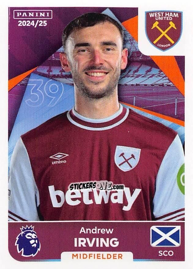Sticker Andrew Irving - English Premier League 2024-2025
 n. 596 - Panini