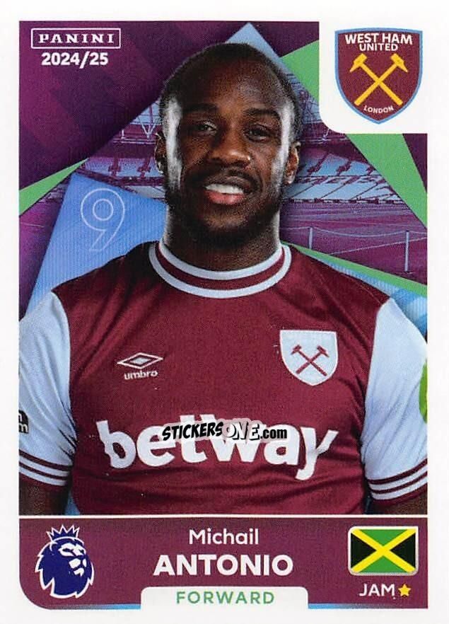 Sticker Michail Antonio - English Premier League 2024-2025
 n. 597 - Panini